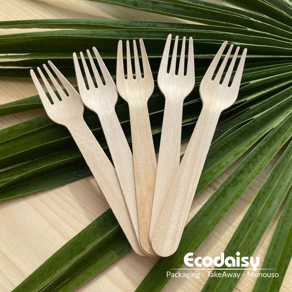 Posate di legno naturale biodegradabili | ECODAISY.IT