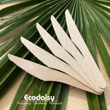 Coltelli di legno naturale 16 cm | ECODAISY.IT
